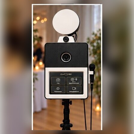 CAPTURE Fotobox mit schwarzer Front